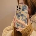 thumbnail image 3 of Simple White Purple Flowers Soft Phone Case Compatible with iPhone Case (White,iPhone 14 Pro Max), 3 of 6