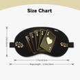 thumbnail image 4 of Salouo Casino Cards 1 Pattern Eye Masks, 1-Pack Sleep Mask Eye Cover Washable Sleeping Eyeshade Block Sleep Shade Cover Light Reduces Traveling Gifts, 4 of 7