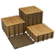 thumbnail image 3 of QinaQin Losetas para exterior tipo deck interconectables de compuesto madera plástica, piso impermeable de fácil ensamble para balcón, terraza, patio o jardín, 3 of 8