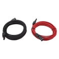 thumbnail image 1 of Solar Panel PV Cable, Black Red Solar Panel Extension Cable Safe Long Service Life With Male And Female Connectors For Photovoltaic Junction Boxes 5m, 1 of 8
