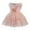 Pink, variant on Toddler Girls Vintage Party Dress Ruffled Sleeve A-Line Tulle Flower Girl Dresses for Wedding,Birthday White 4-5 Years