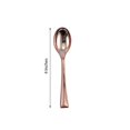 thumbnail image 5 of Balsa Circle 24 Pieces 4" Rose Gold Disposable Plastic Dessert Spoons Party Tableware, 5 of 8