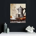 thumbnail image 4 of COMIO Coffee Wall Art Coffee Bean Coffee Cup Pictures Wall Decor Rustic Kitchen Coffee Painting Canvas Prints Coffee Time Artwork Modern Home Decor Kitchen Dining Room Cafe Office, 4 of 4