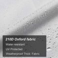 thumbnail image 4 of 6 Pack Boat Cover, Outdoor Waterproof Pontoon Captain Boat Bench Chair Cover, Chair Protective Covers, 4 of 4