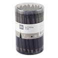 thumbnail image 3 of Office Depot® Brand Retractable Ballpoint Pens With Grips, Medium Point, 1.0 mm, Black Barrels, Black Ink, Pack Of 50 Pens, 3 of 4