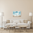 thumbnail image 3 of Global Gallery's 'Beachscape Palms I' By Michael Mullan Stretched Canvas Wall Art, 3 of 4