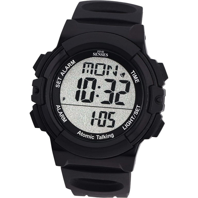 Women's atomic top digital watch
