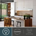 thumbnail image 4 of Beverly Gold Muted Brass Mini Pendant Ceiling Light Clear Glass Shade, LED Compatible, 4 of 13