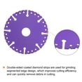 thumbnail image 4 of Uxcell Metal Cutting Diamond Blade, 4.5" x 7/8" Diamond Metal Cutting Disc Segmented Cut Off Wheel Diamond Saw Blade, 4 of 5