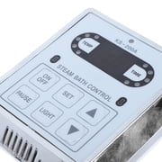 YAHHU Steam Engine Controller Panel Set Professional Efficient Steam Generator Controller Panel with Temperature Sensor 220V Plastic and Stainless Steel for Spa Shower and Bathroom