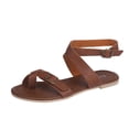 thumbnail image 2 of Sandalias romanas informales y cómodas con hebilla en el tobillo y correa en el tobillo para mujer Wmkox8yii  shjk8370, 2 of 6