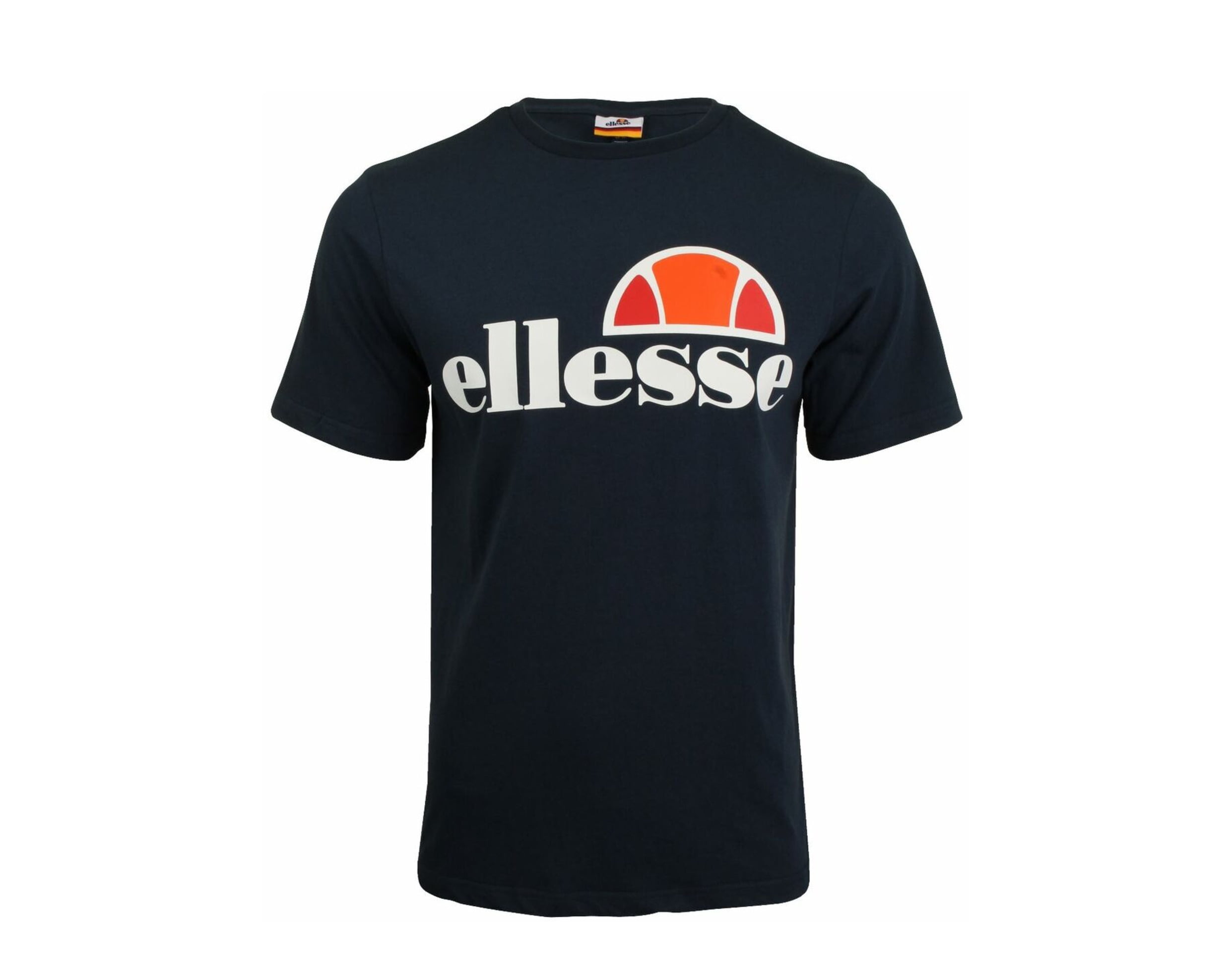 Ellesse T-Shirt Mens Designer Prado Logo Print Crew Neck Sports/Casual Top Tee