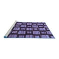 thumbnail image 2 of Ahgly Company Machine Washable Indoor Rectangle Abstract Blue Modern Area Rugs, 2' x 4', 2 of 4