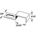 thumbnail image 2 of 3/8 in. x 3/4 in., Aluminum, Screen Stretcher Clips with Screws (8-pack), 2 of 2