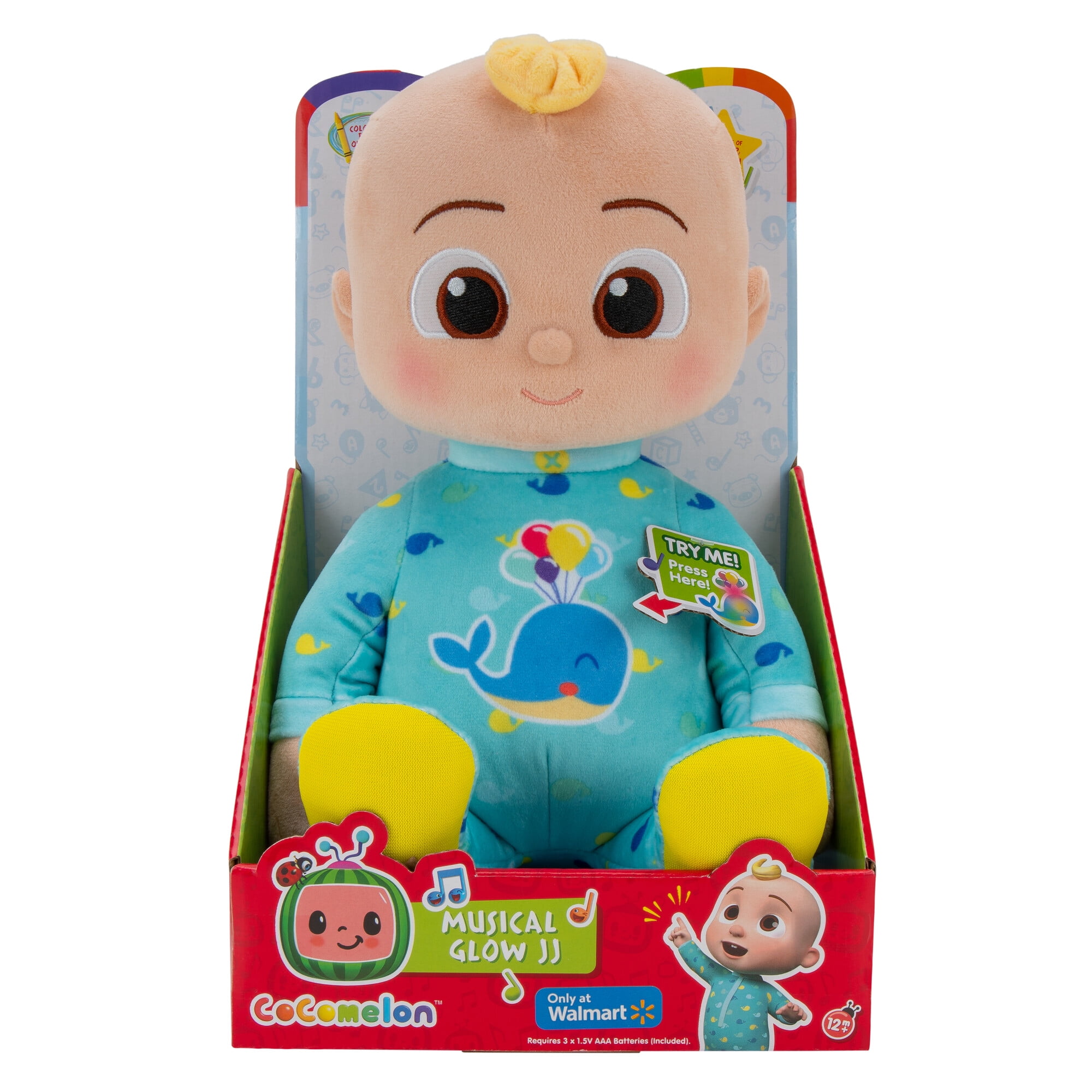 Cocomelon Musical Bedtime JJ Doll with Plush Tummy and Roto Head for sale online 