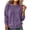 TT01-Purple-Sweatshirts, variant on Axdhxbd Fuzzy Fleece Sweatshirts for Women Crew Neck Sweatshirt Solid Color Long Sleeve Pullover Tops Loose Casual Winter Warm Sweatshirt White L