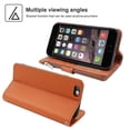 thumbnail image 5 of Funda tipo cartera para iPhone 6 Plus y 6s Plus con cordón y tarjetero de piel sintética, 5 of 5