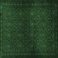 thumbnail image 1 of Ahgly Company Indoor Square Persian Emerald Green Traditional Area Rugs, 7' Square, 1 of 4