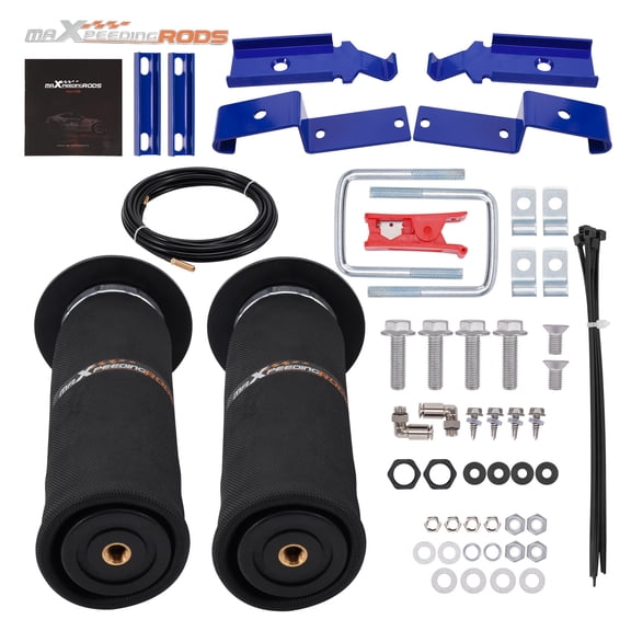 maXpeedingrods Rear Air Suspension Bags Kit for Chevrolet Colorado GMC Canyon RWD 4WD Z71 Z85 YC1 2004-2012 Up to 2000 lbs Air Helper Spring Kit