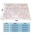 thumbnail image 4 of XMXT Flannel Throw Blanket for Couch, Fans Rose Drawing Bed Sofa Decor Blankets for Home Bedroom, 60 x 50 inches, 4 of 9
