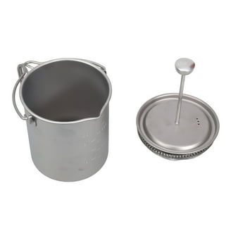 BonJour Coffee 8-Cup Maximus French Press, Purple, Stainless Steel