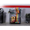 thumbnail image 5 of BirdRock Home Sports Equipment Ball Storage Rack for Garage - 4 Hooks, 5 of 8
