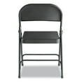 thumbnail image 6 of Alera Steel Folding Chair, 4-Pack, Graphite, 6 of 7