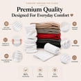 thumbnail image 6 of Miaocao Womens Slouch Scrunch Boot Socks, 6-Pairs Retro Cushioned Knee High Soft Knit Sock Girls Casual Athletic, 6 of 7