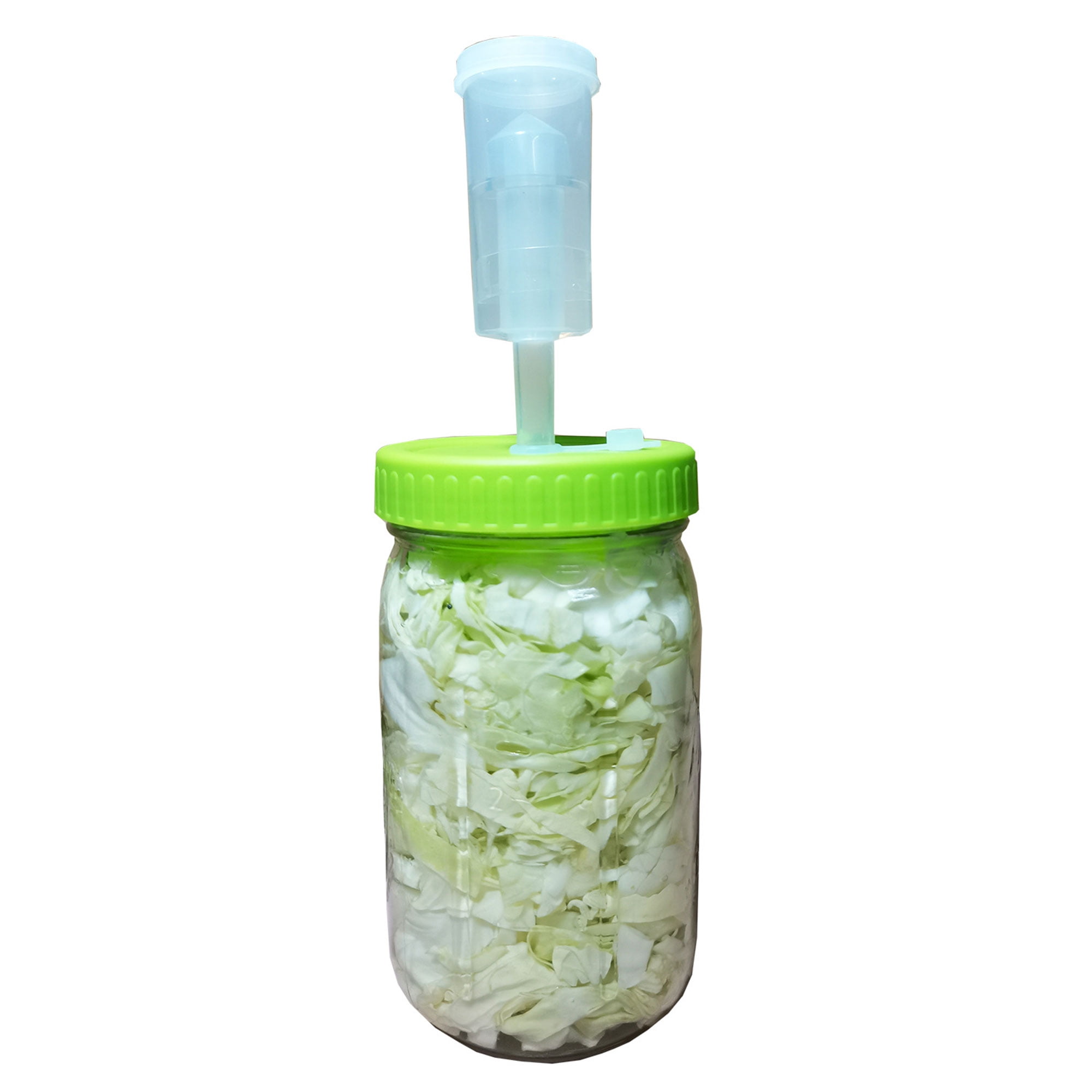 JINSIJU Airlock Fermentation Lid with Oneway Exhaust Pump for Preserving