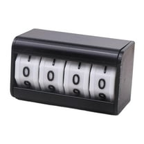 Kuntesetty Billiards Scoreboard Sports Counter Mini Score Keeper Scoring Device for Badminton Sports Games Competition Baseball Football Black