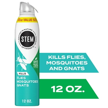 STEM Kills Indoor & Outdoor Fly, Mosquito & Gnat Insect Killer Bug Spray Value Size, 12 oz