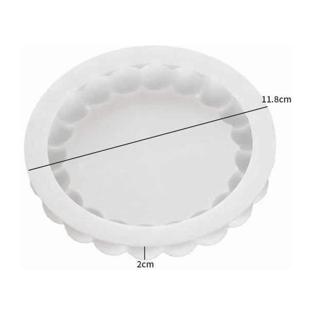 Molde geométrico de silicona for hacer posavasos - Molde creativo for posavasos de almacenamiento de pegamento