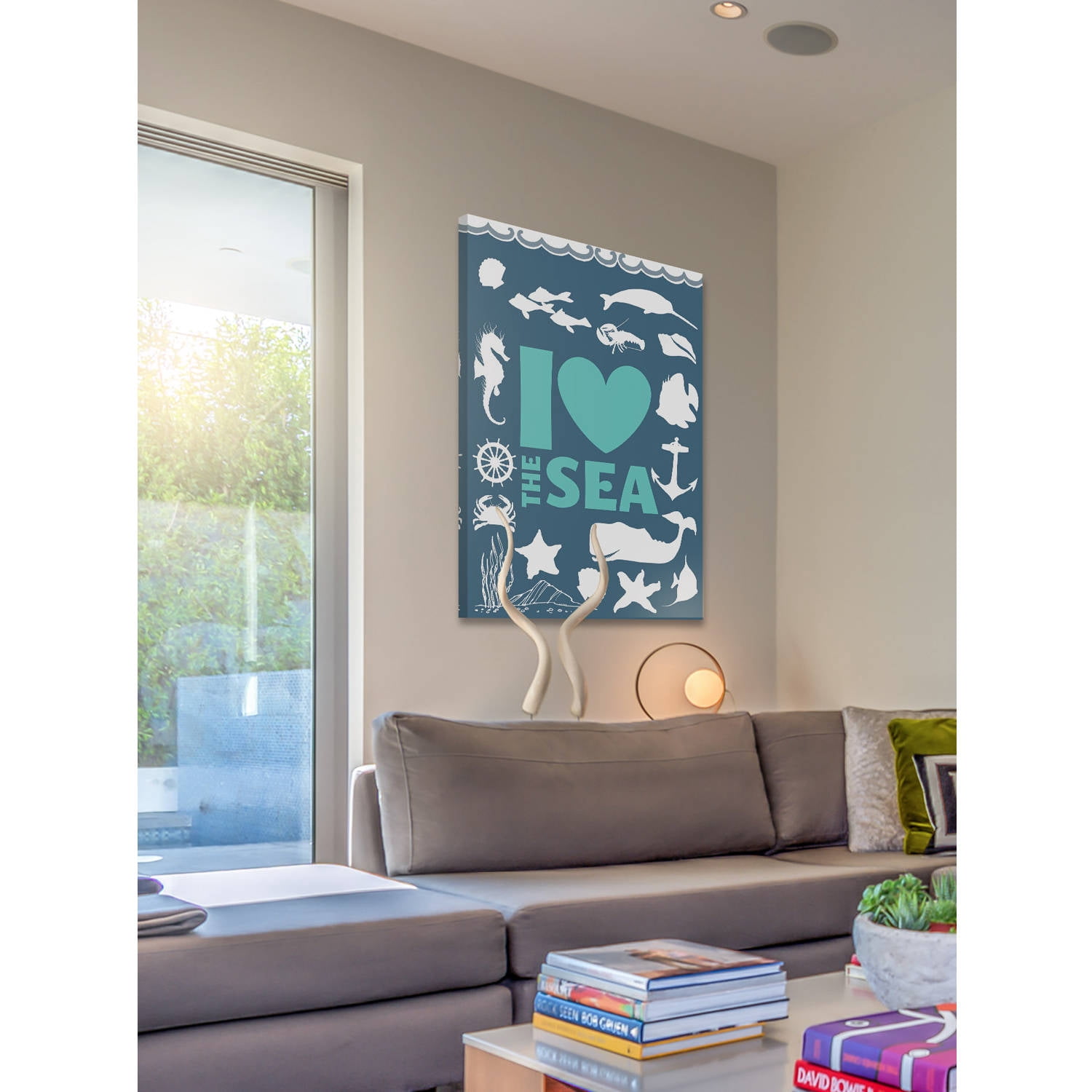 "The Sea" Painting Print on Wrapped Canvas