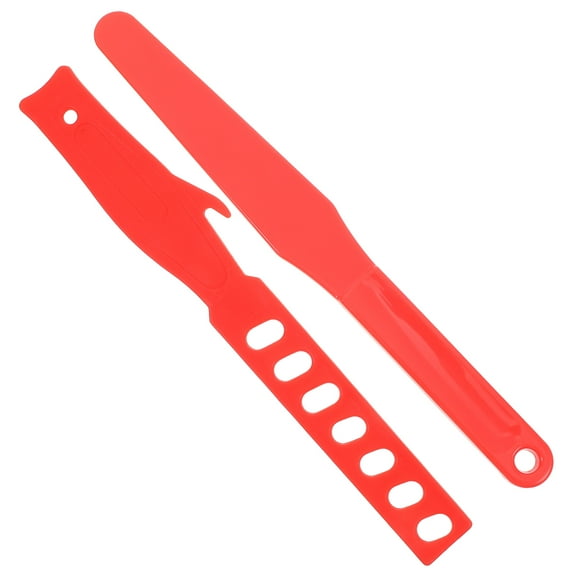 2pcs Paint Mixing Stick and Scraper Manual Paint Stirring Tool Coloring Mixer Paint Stir Stick