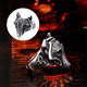 thumbnail image 4 of Minnieouse Anillo de estilo Punk para hombre de acero inoxidable, anillos personalizados, regalo de joyería, accesorio de vestir para club nocturno, Ropa, zapatos y accesorios Miscelánea talla 8 Minnieouse AP015121-02, 4 of 6