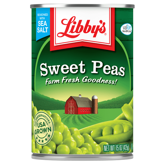 Libby's Kosher Sweet Green Peas, 15 Oz
