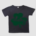 thumbnail image 3 of Gerichy Girls Graphic Print T-Shirt St. Patricks Day Four Leaf Print Children's Casual Round Neck Short Sleeve T Shirt, 3 of 5