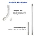 thumbnail image 2 of Byootique Wash Basin Drain Hose Kit Extendable Drainpipe Shampoo Bowl Accessory for Salon, 2 of 9