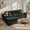 Black (Plush Corduroy Fabric), variant on Vcatnet 105" Modular Sectional Sofa Couch L Shaped Plush Corduroy Cloud Couch Modern Minimalist Couch with Chaise and Deep Seat for Living Room, Gray