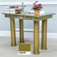 thumbnail image 2 of FixtureDisplays® 39.3 X 23.6 X 30" Gold Color Wood MDF Church Holy Communion Table Sancturary 14308, 2 of 12