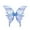Blue, variant on Coollooc Halloween Fairy Wings Costume Set for Adults - Elf Accessories Butterfly Wings for Halloween or Daily Party Decor, Halloween Costumes for Women Sparkly Assistant(Black)