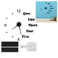 thumbnail image 2 of Oubit Wall Decor,Acrylic Wall Clock DIY Wall Clock Sticker Clock Masterfully Created, 2 of 9
