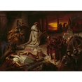 thumbnail image 3 of Karl Theodor von Piloty 14x11 Black Modern Framed Museum Art Print Titled - Nero on the Ruins of Rome, 3 of 5
