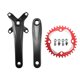 thumbnail image 1 of 170mm Bicicleta MTB Bielas con 104 BCD Dientes Platos 34T Juego Rojo Unique Bargains Bielas y accesorios para bicicletas, 1 of 7