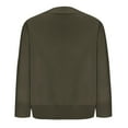 thumbnail image 5 of Feancey 3/4 Sleeve Cardigan for Women Lightweight Casual Knitted Shrugs Soft Open Front Dusters Cozy Ribbed Knit Cropped Cardigans Outwear Limited Time Deal Army Green L, 5 of 6