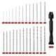 thumbnail image 3 of 49uds Banco Tornillo Brocas Juego, 0.5mm-3.0mm Micro Mini Helicoidales Brocas Juego 48uds, para Metal Madera Plástico Modelo Bricolaje Fabricación, 3 of 5