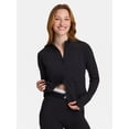 thumbnail image 6 of Reebok Women's Reflex Cropped Full Zip Performance Jacket, Sizes XS-4X, 6 of 9