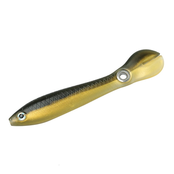 10cm/6g cebos de pesca biónicos suaves señuelo artificial Crankbait Wobbler (marrón) Tmvgtek pescar