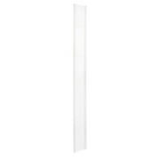 Genova 6 in. W x 5 ft. L White Vinyl Gutter Guard