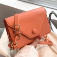 thumbnail image 1 of Bolso de cadena para mujer, sobre sólido, Bolso de moda para mujer, Bolso tipo satchel (naranja), 1 of 8